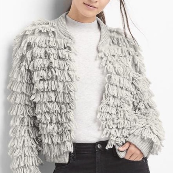GAP Fringe Loop Open Cardigan (LIKE NEW) - Picture 1 of 3